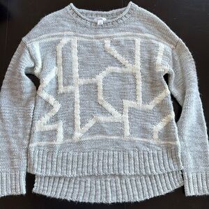 Caslon sweater with pattern size small